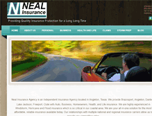 Tablet Screenshot of neal-insurance.com